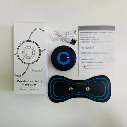 Mini Portable Neck Massager with EMS Pulse Therapy